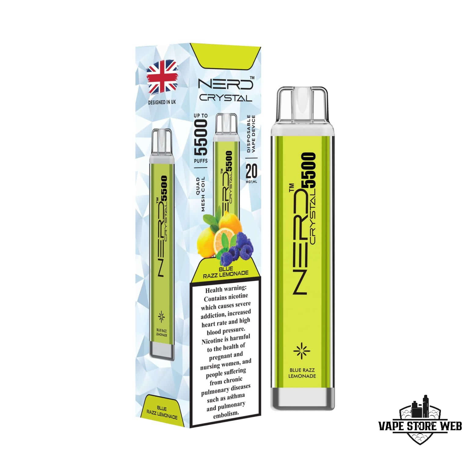 NERD Crystal 5500 Puffs 20Mg Disposable Vape in Dubai - Image 16