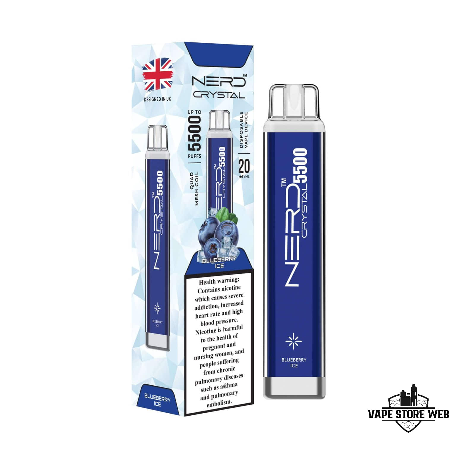 NERD Crystal 5500 Puffs 20Mg Disposable Vape in Dubai - Image 14