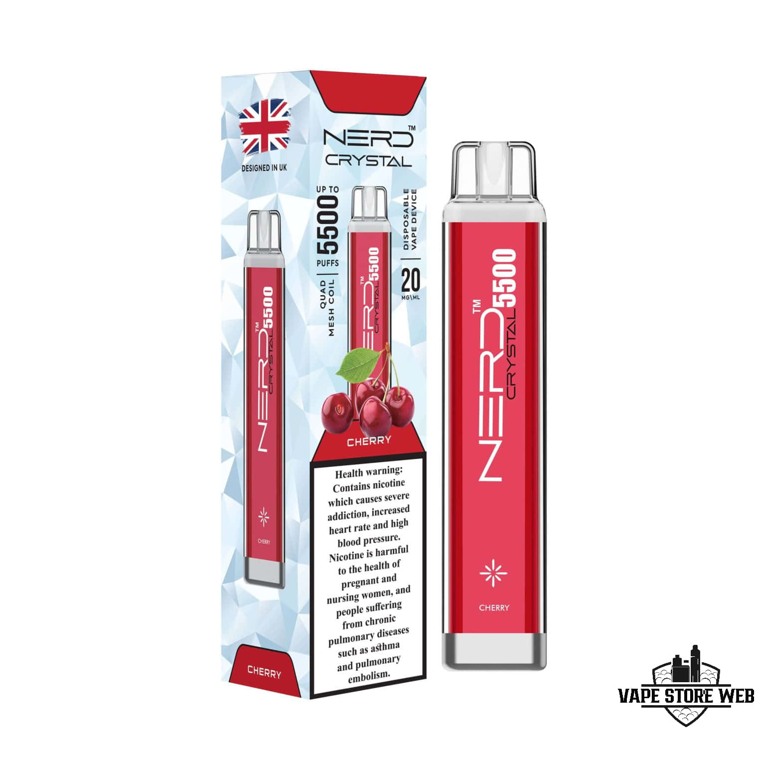 NERD Crystal 5500 Puffs 20Mg Disposable Vape in Dubai - Image 13