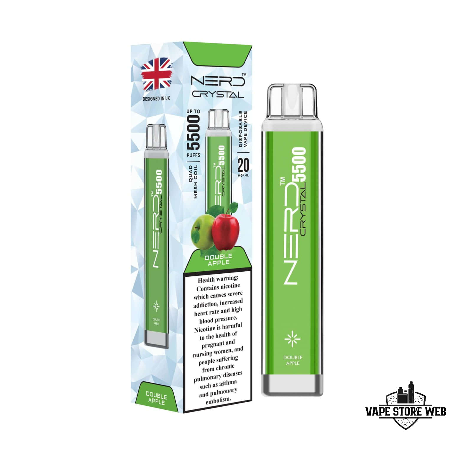 NERD Crystal 5500 Puffs 20Mg Disposable Vape in Dubai - Image 11
