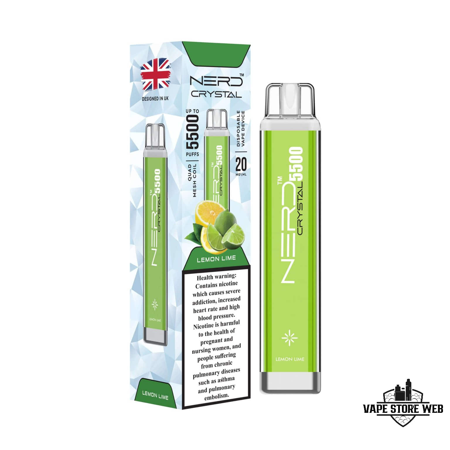 NERD Crystal 5500 Puffs 20Mg Disposable Vape in Dubai - Image 8