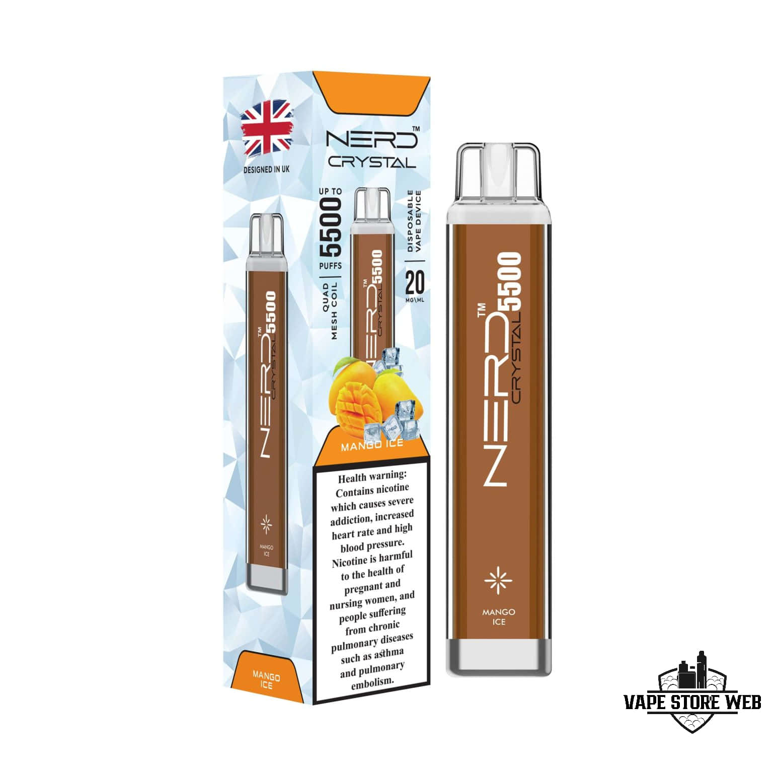 NERD Crystal 5500 Puffs 20Mg Disposable Vape in Dubai - Image 7