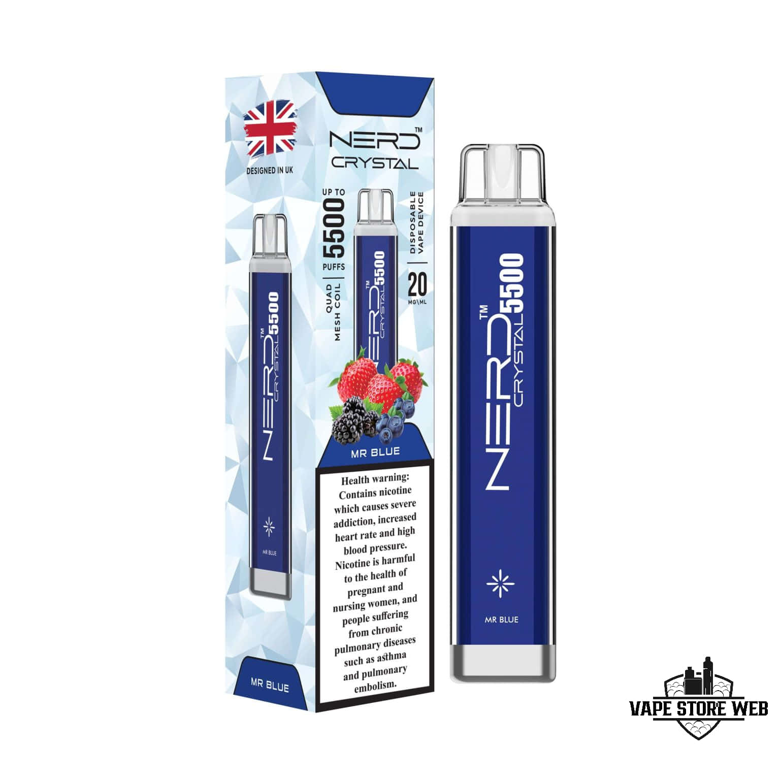 NERD Crystal 5500 Puffs 20Mg Disposable Vape in Dubai - Image 6