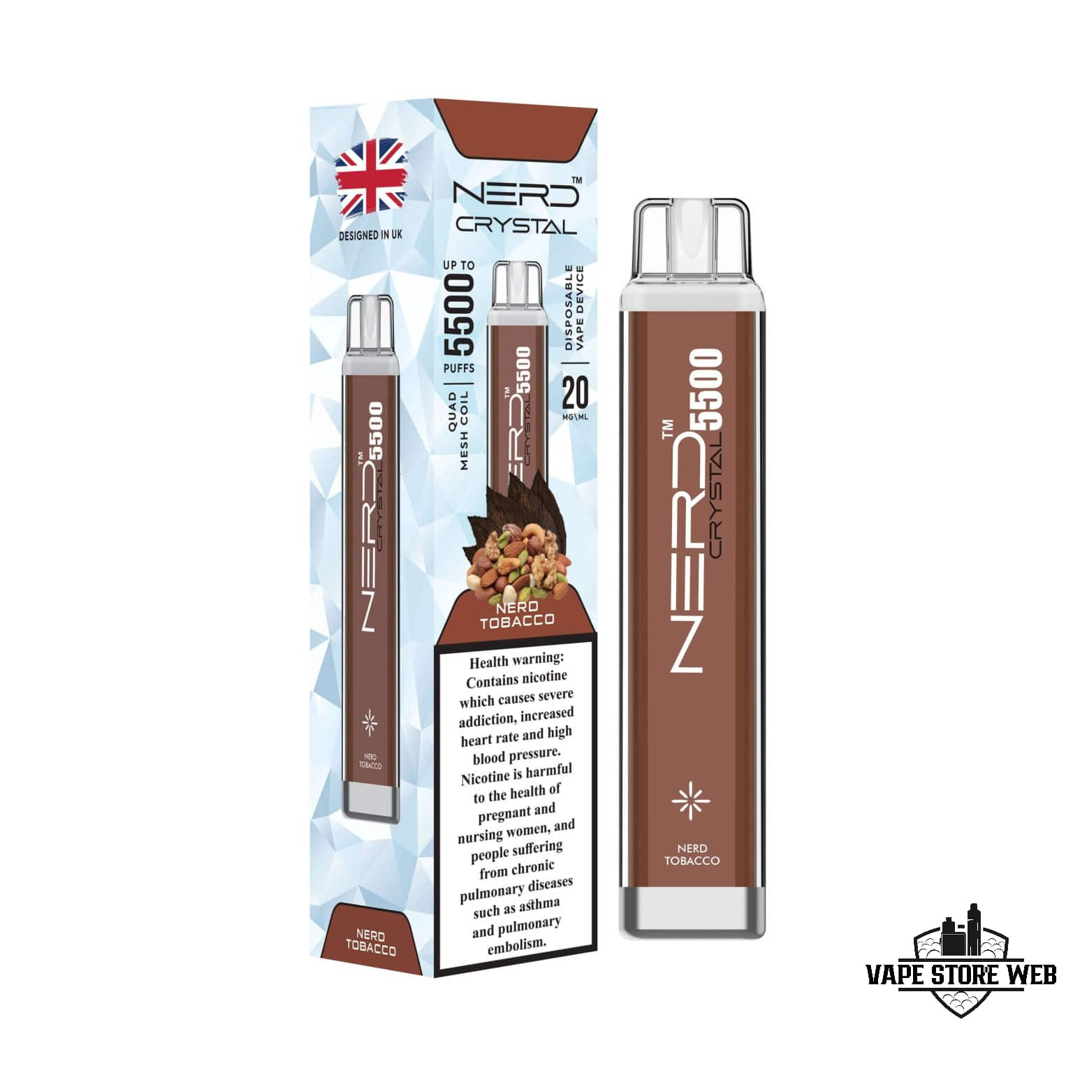 NERD Crystal 5500 Puffs 20Mg Disposable Vape in Dubai - Image 4