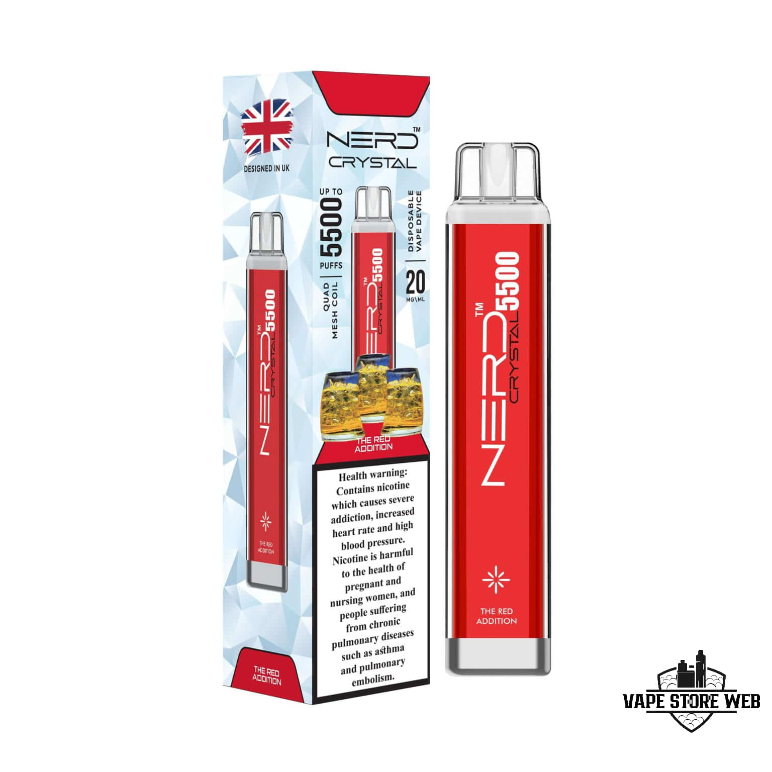 NERD Crystal 5500 Puffs 20Mg Disposable Vape in Dubai - Image 20