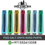 POD SALT Onyx 4000 Puffs 20MG Disposable Vape in Dubai