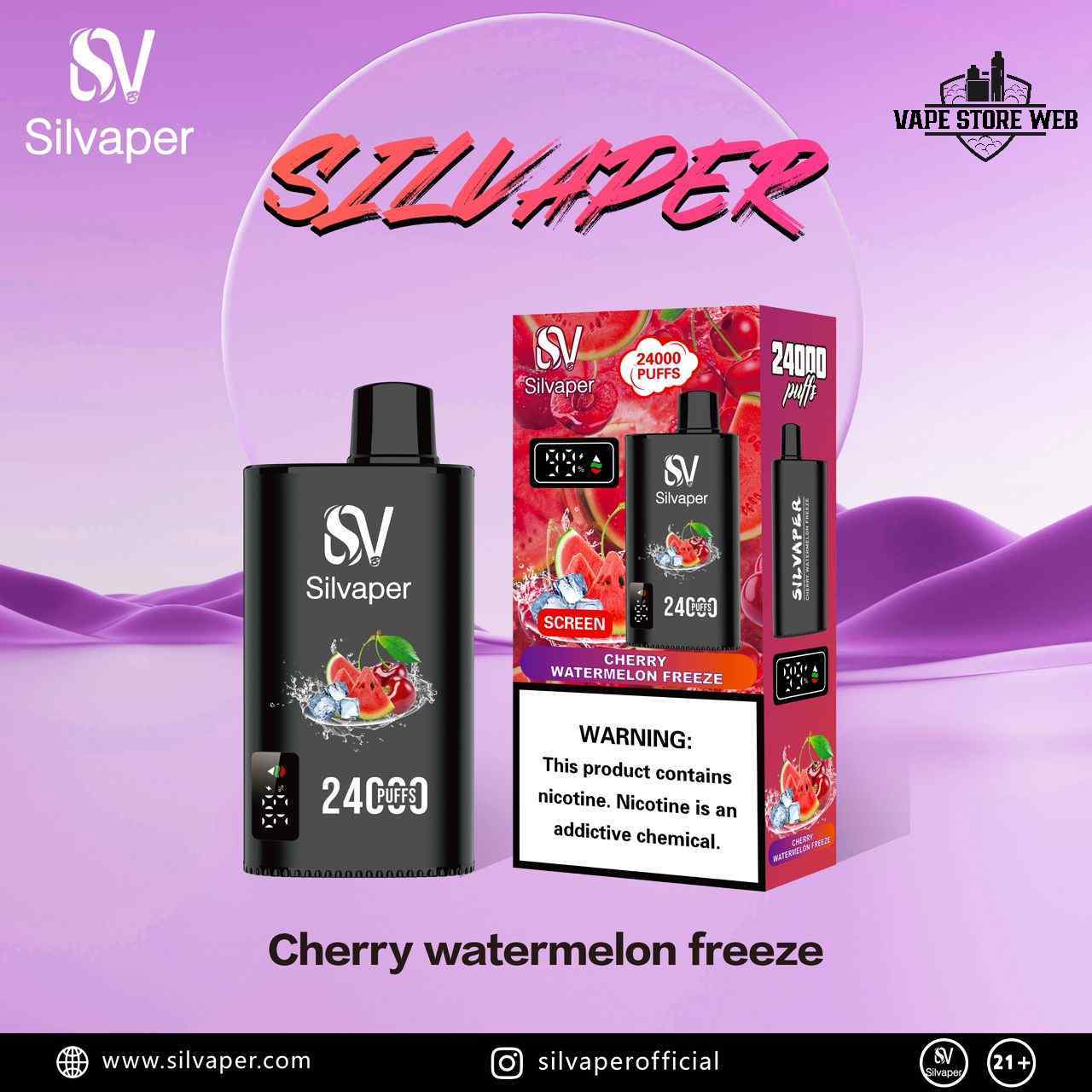 SILVAPER 24000 Puffs 20mg Disposable Vape in Dubai - Image 23
