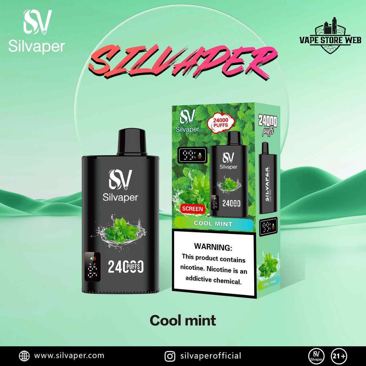 SILVAPER 24000 Puffs 20mg Disposable Vape in Dubai - Image 20