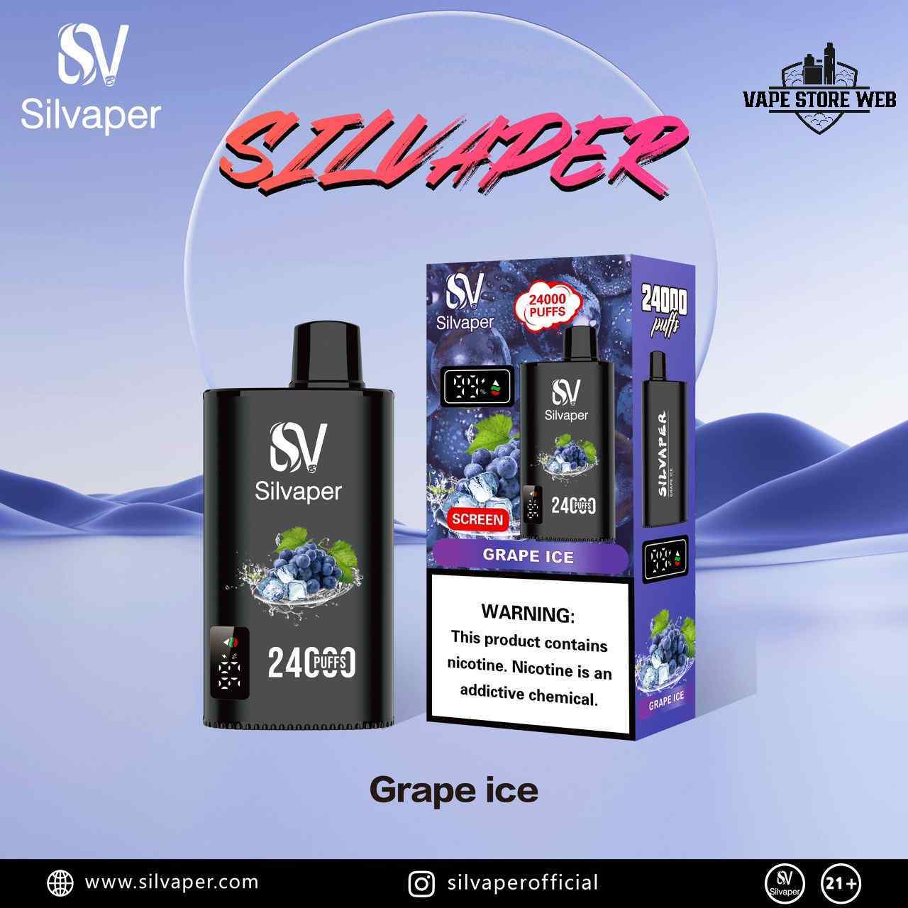 SILVAPER 24000 Puffs 20mg Disposable Vape in Dubai - Image 18