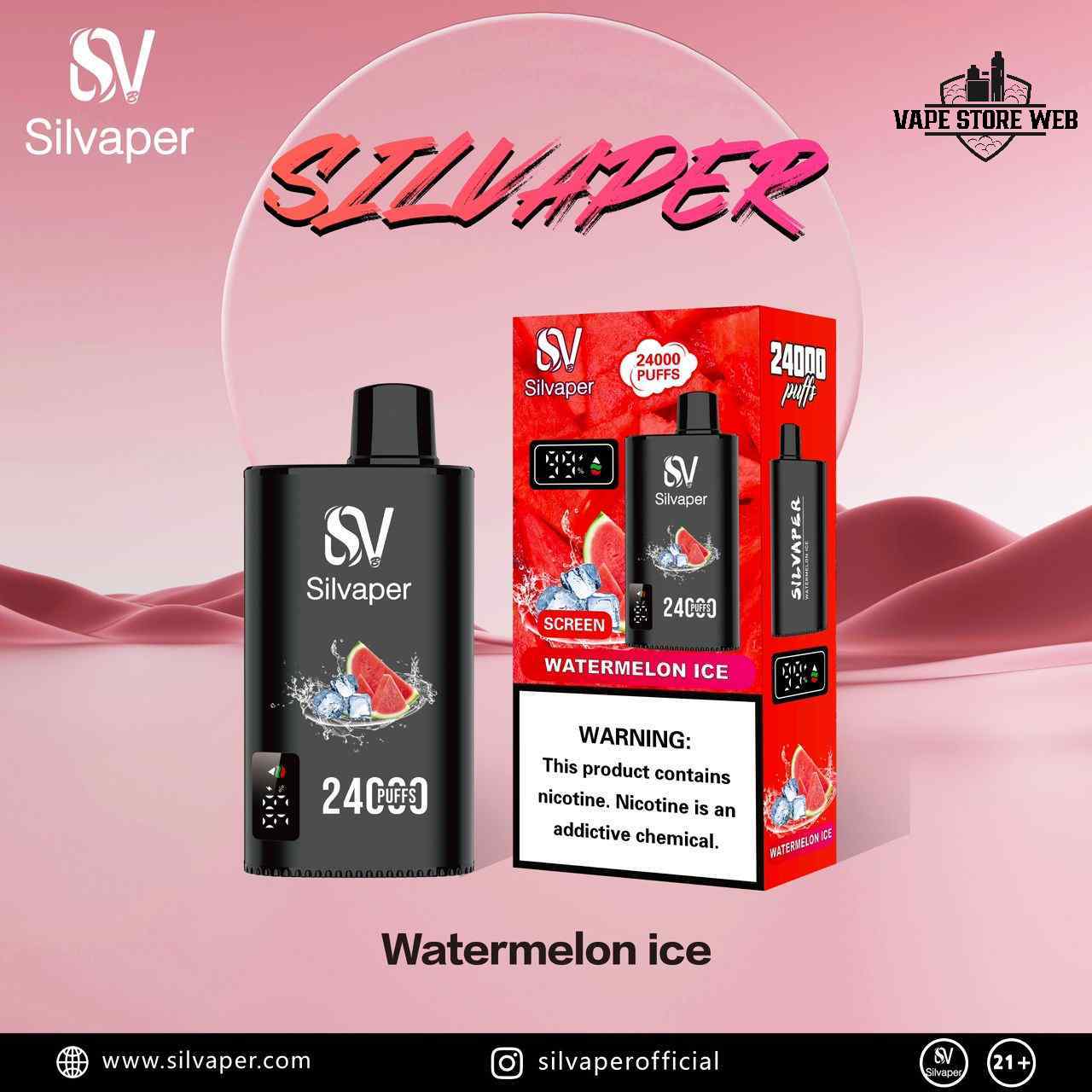 SILVAPER 24000 Puffs 20mg Disposable Vape in Dubai - Image 4