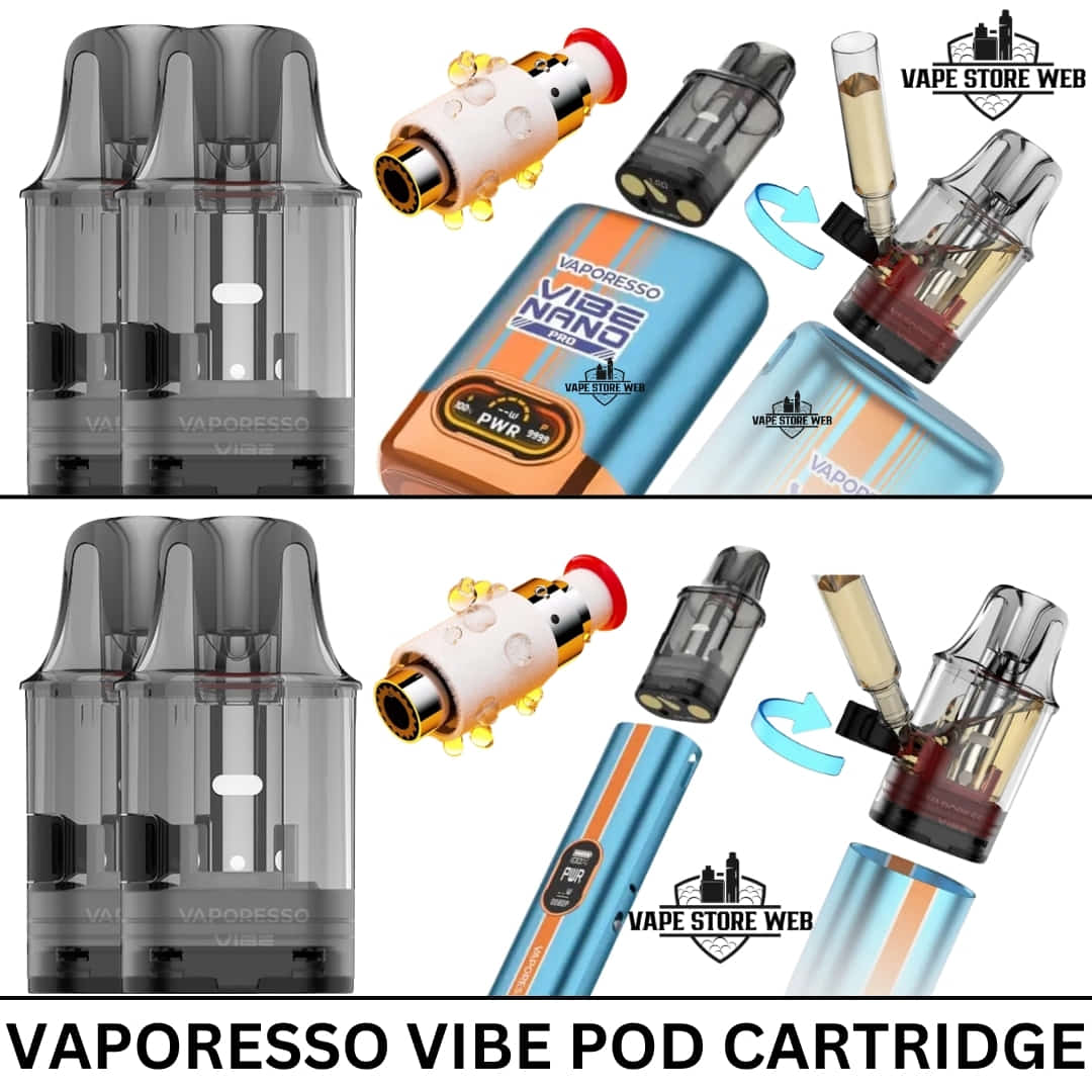 VAPORESSO Vibe Refillable Pod Cartridge 4.5ml Pods in Dubai (2PCS) - Image 2