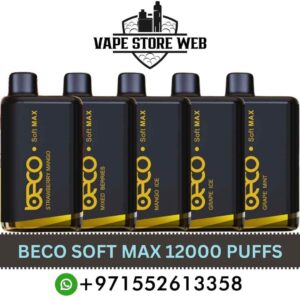 Buy BECO Soft Max 12000 Puffs 20MG Disposable Vape in Dubai