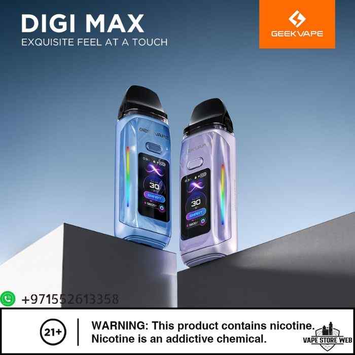 GEEKVAPE Digi Max Pod Vape Kit 3000mAh in Dubai - Image 3