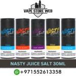 NASTY 30ml Salt Nicotine 35mg & 50mg E-Liquid in Dubai