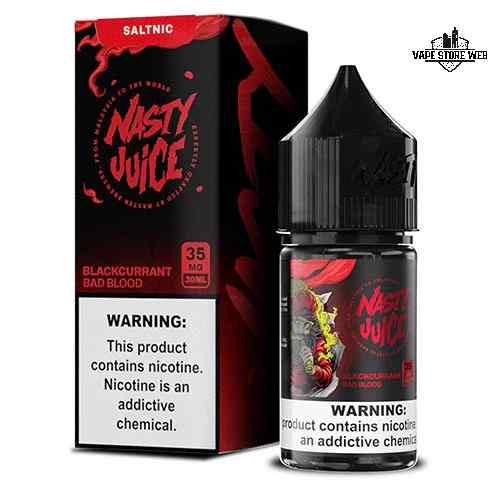 NASTY 30ml Salt Nicotine 35mg & 50mg E Liquid Price In Dubai Blackcurrent