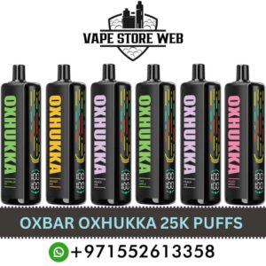 OXBAR Oxhukka 25K Puffs 5MG Disposable Vape in Dubai