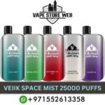 VEIIK Space Mist 25000 Puffs Disposable Vape in Dubai