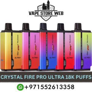 CRYSTAL Fire Pro Ultra 18000 Puffs Disposable Vape in Dubai