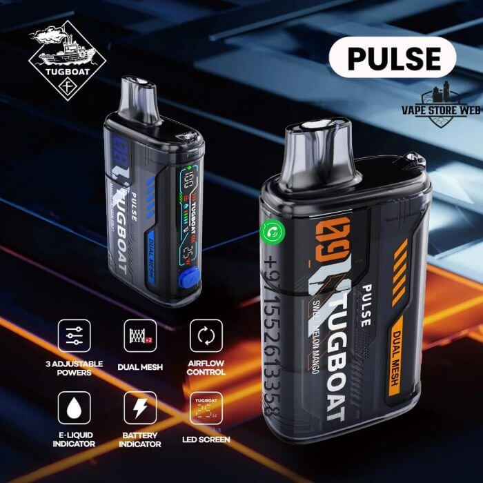 TUGBOAT Pulse 20000 Puffs 50MG Disposable Vape Price in Dubai (2)
