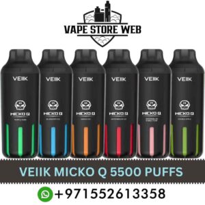 VEIIK MICKO Q 5500 Puffs 30mg Disposable Vape in Dubai