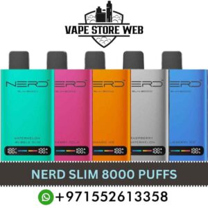 NERD Slim 8000 Puffs Disposable Vape in Dubai