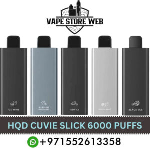 HQD CUVIE Slick 6000 Puffs 20MG Disposable Vape in Dubai