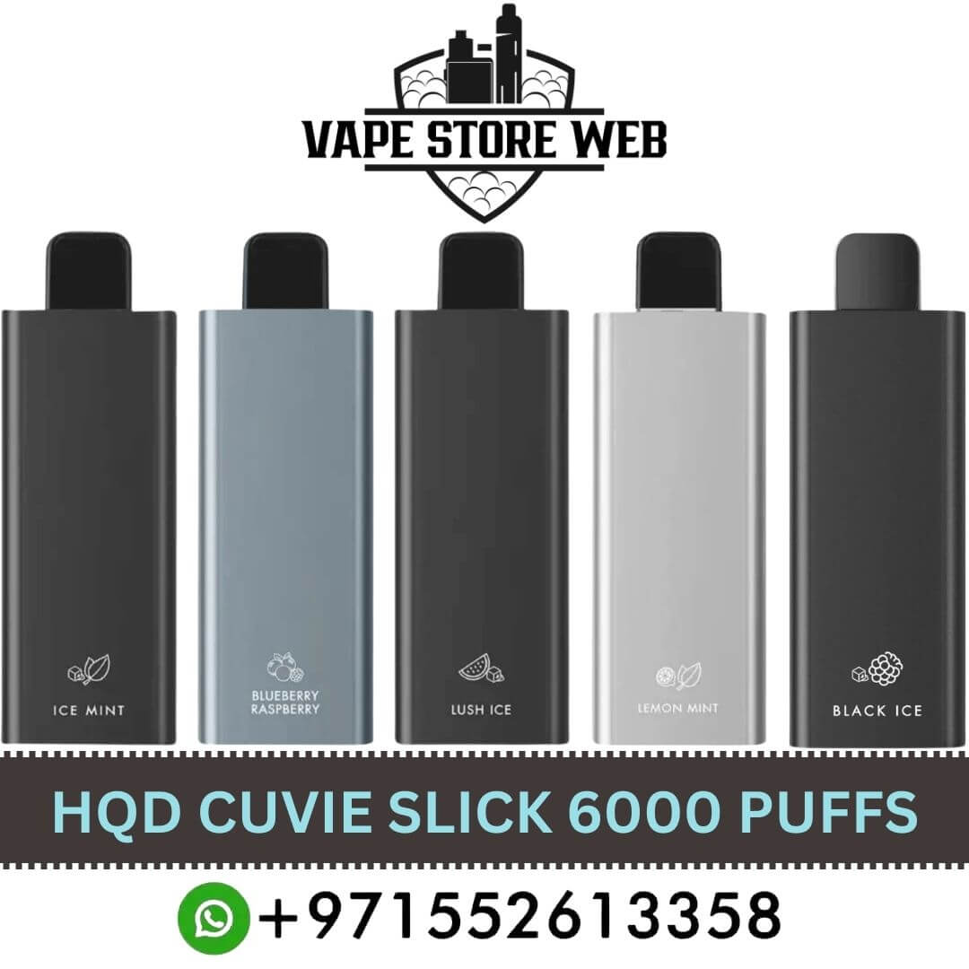 HQD CUVIE Slick 6000 Puffs 20MG Disposable Vape in Dubai
