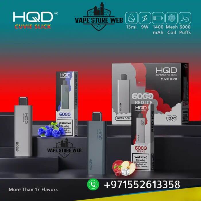 HQD CUVIE Slick 6000 Puffs 20MG Disposable Vape in Dubai - Image 2