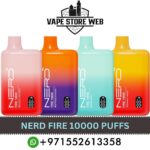 NERD Fire 10000 Puffs 20MG Disposable Vape in Dubai