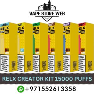 RELX Creator Kit 15000 Puffs Disposable Vape in Dubai