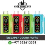 SILVAPER 20000 Puffs 20MG Disposable Vape in Dubai