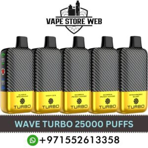 WAVE Turbo 25000 Puffs 50MG Disposable Vape in Dubai