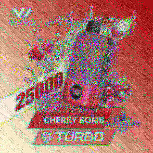 WAVE Turbo 25000 Puffs 50MG Disposable Vape Price in Dubai CHERRY BOMB