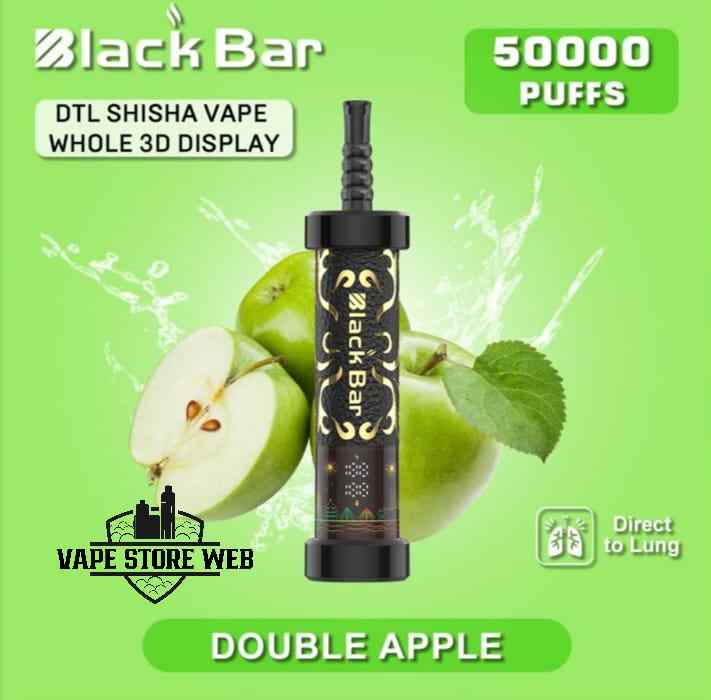 Buy BLACK BAR 50000 Puffs DTL Disposable Vape in Dubai - Image 11