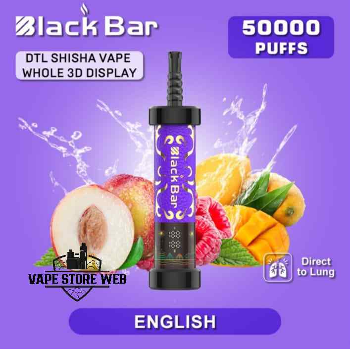 Buy BLACK BAR 50000 Puffs DTL Disposable Vape in Dubai - Image 10
