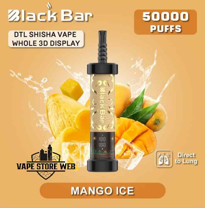 Buy BLACK BAR 50000 Puffs DTL Disposable Vape in Dubai - Image 7