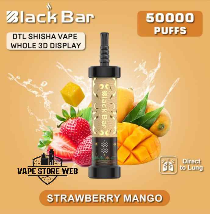Buy BLACK BAR 50000 Puffs DTL Disposable Vape in Dubai - Image 5