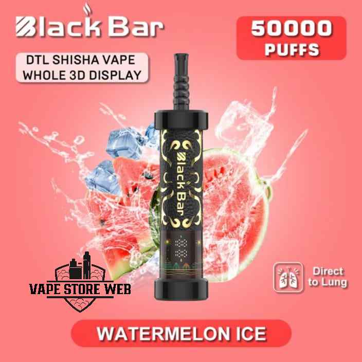 Buy BLACK BAR 50000 Puffs DTL Disposable Vape in Dubai - Image 3
