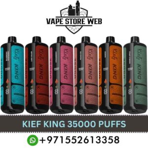 Buy KIEF King 35000 Puffs 3MG Disposable Vape in Dubai