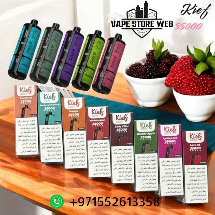 Buy KIEF King 35000 Puffs 3MG Disposable Vape in Dubai - Image 2