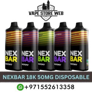 Nexbar 18k Puffs Disposable Vape – Ultimate 50MG Vaping Experience in Dubai