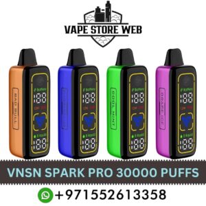 Buy VNSN Spark Pro 30000 Puffs Disposable Vape – Dual Mesh Coil in Dubai