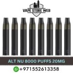 ALT NU 8000 Puffs 20mg Vape – Long-lasting Disposable Vape Shop in Dubai
