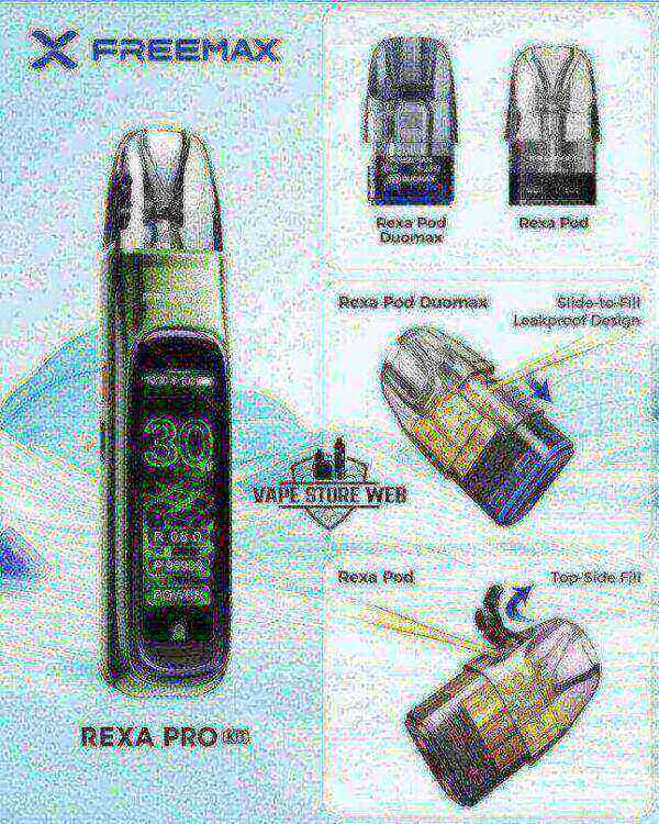 Freemax Rexa Pro 30W Pod Kit – Premium Vaping Experience in Dubai - Image 2