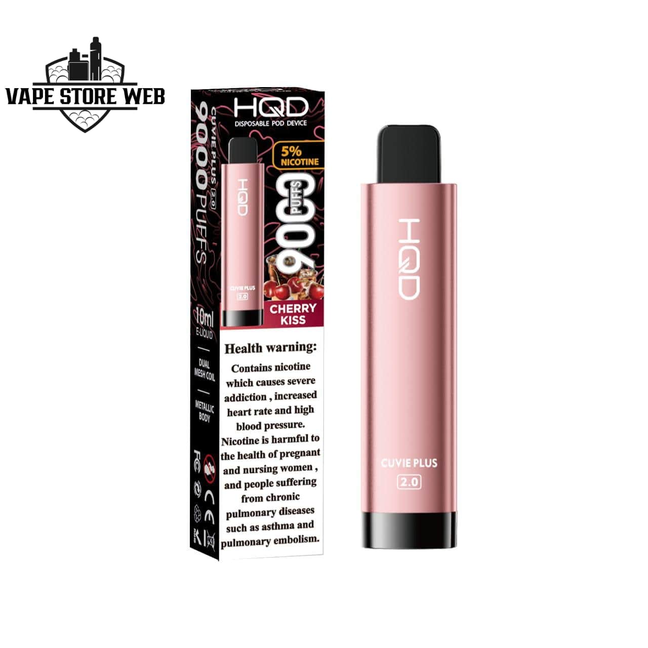 HQD Cuvie Plus 2.0 9000 Puffs Vape with LCD – Premium Vaping in Dubai - Image 11