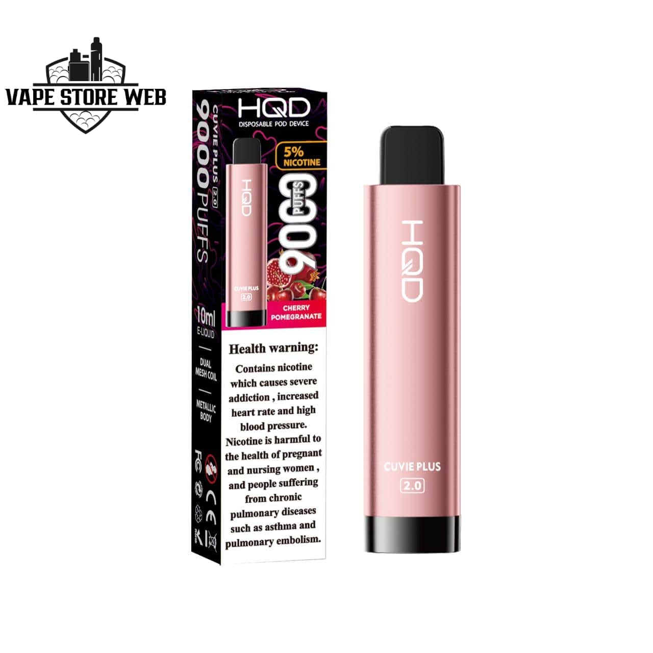 HQD Cuvie Plus 2.0 9000 Puffs Vape with LCD – Premium Vaping in Dubai - Image 10