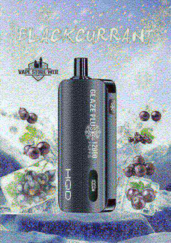 hqd glaze plus 12000 disposable vape blackcurrent