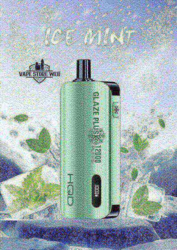hqd glaze plus 12000 disposable vape ice mint