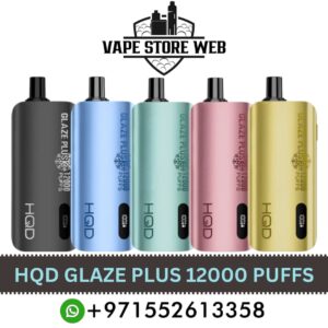 HQD Glaze Plus 12000 Puffs Disposable Vape – Premium Flavor in Dubai