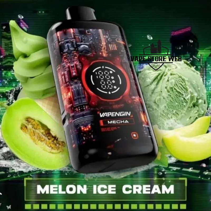 VAPENGIN Meacha 50000 Puffs Disposable Vape kit In UAE melon ice cream